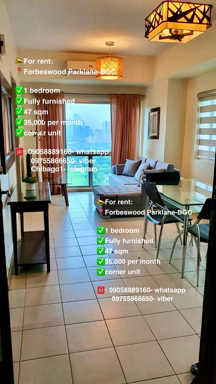 Forbeswood Parklane Tower One, BGC, Taguig City